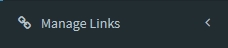 Menu manage links | Simple URL Shortener