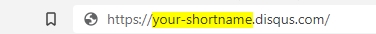 your shortname disqus | Simple URL Shortener